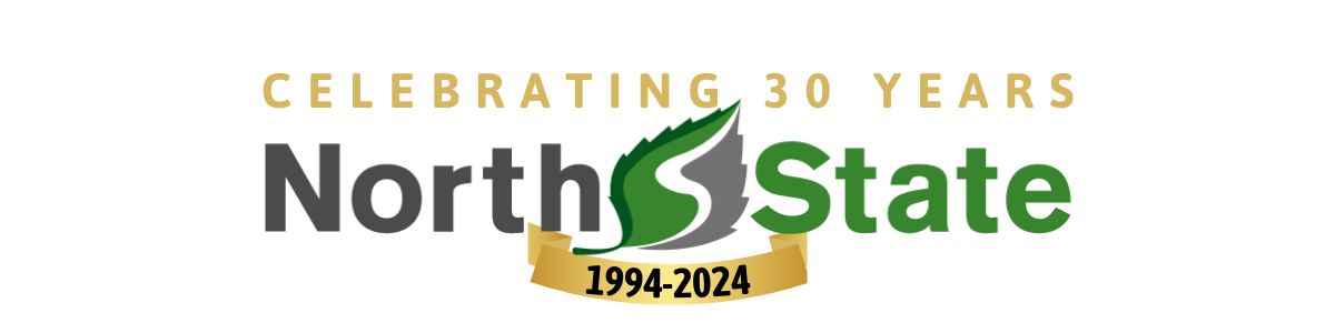 thumbnail_NSE_30th Anniversary Logo with Ribbon Banner North State Environmental logo 30 years