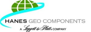 HanesGeo_Logo Hanes GEO components logo with the text "A Leggett & Platte Company"