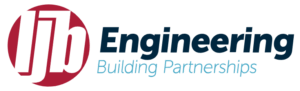 LJBEngineering_Logo LJB Engineering logo with the text "building partnerships"